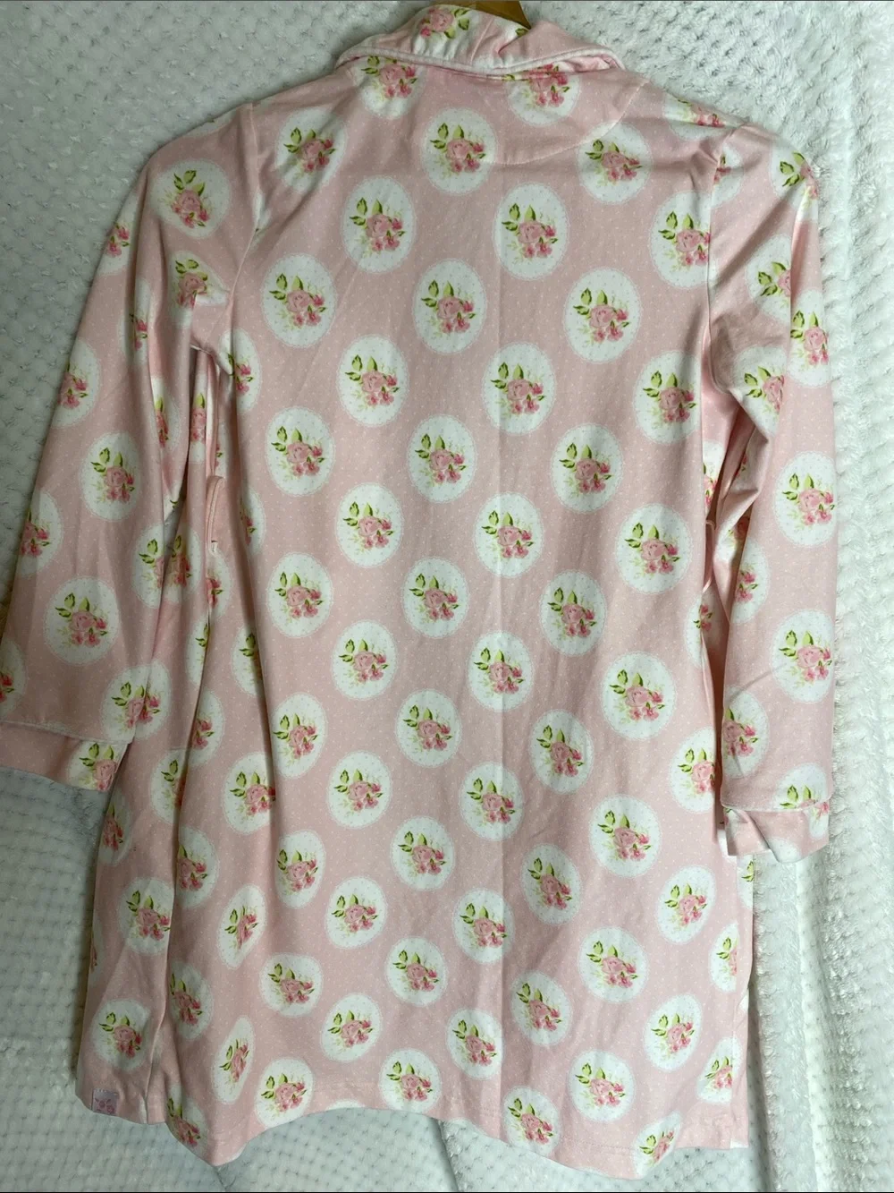SweetHoney Pink Floral Lounge Robe